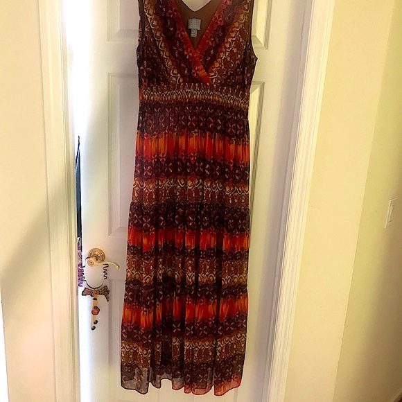 Rabbit Rabbit Rabbit | Dresses | Bohemian Bright Colorful Fall Maxi ...